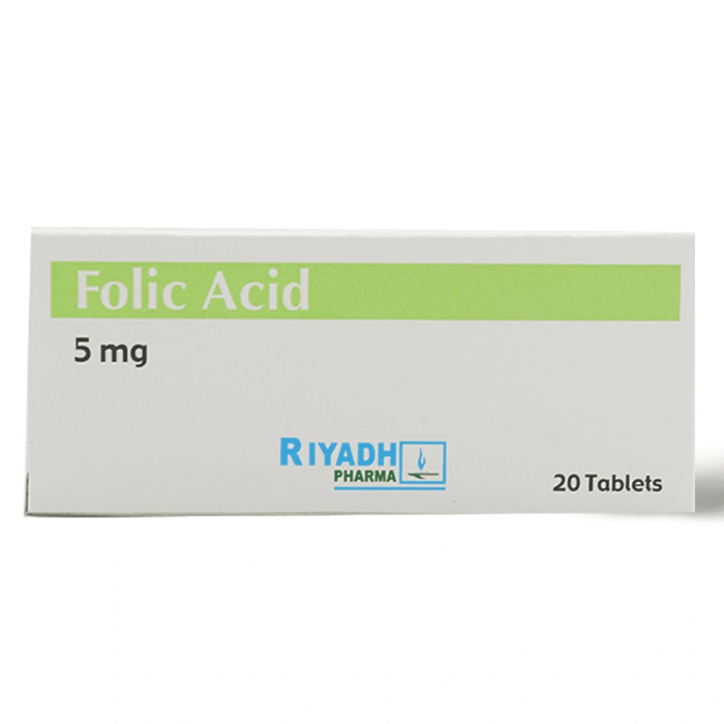 Folic acid 5mg 20tab *N