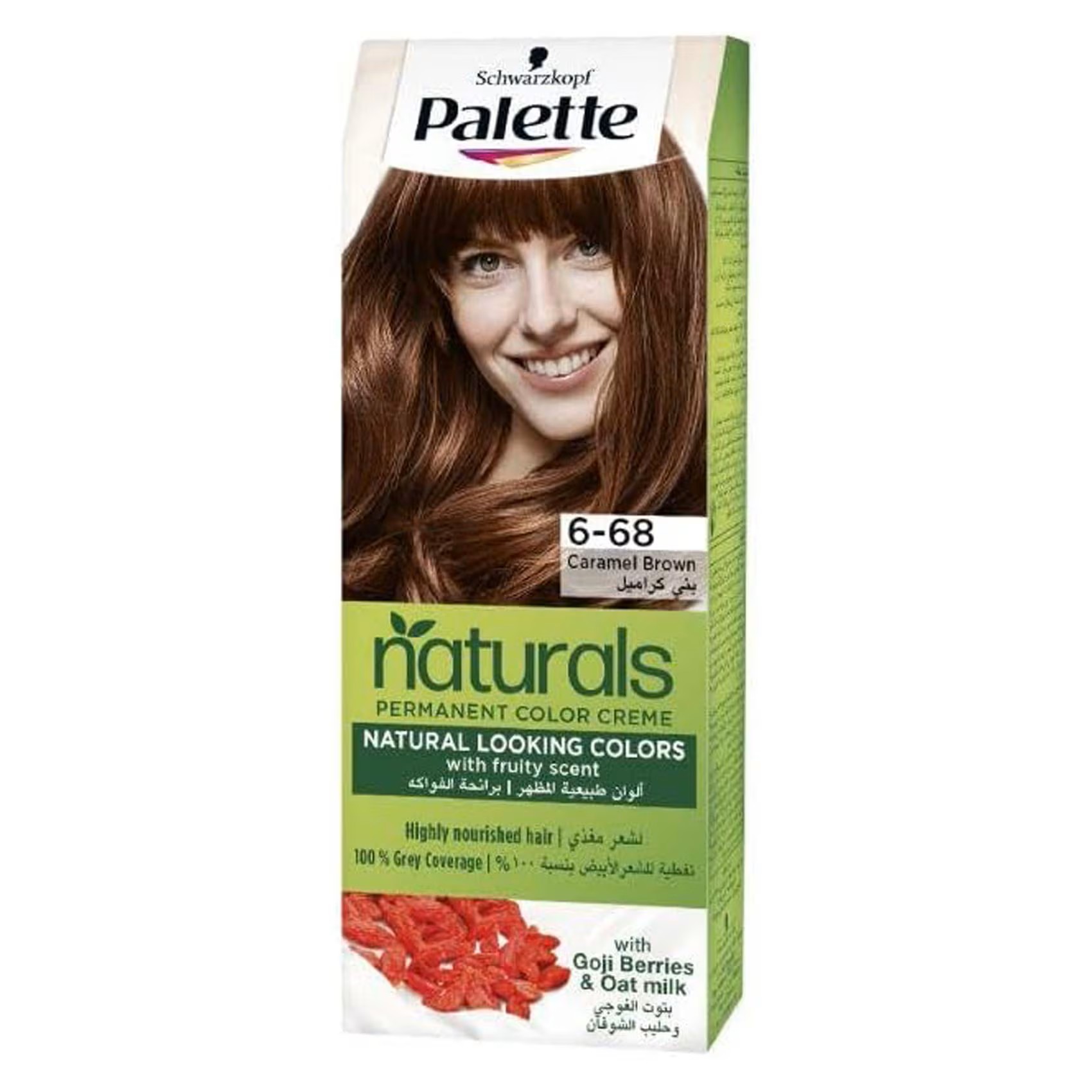 Palette pnc naturals 6-68 caramel brown