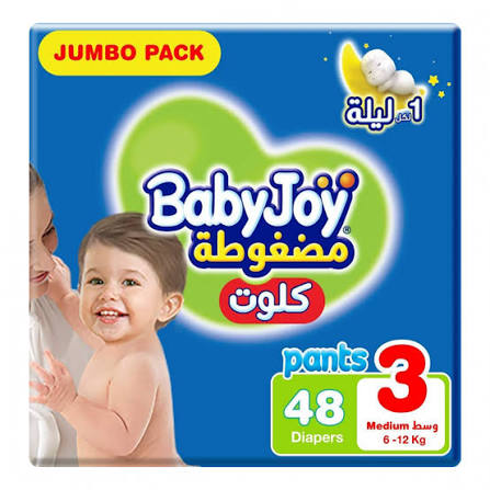 Babyjoy compressed jumbo pack large 3*48