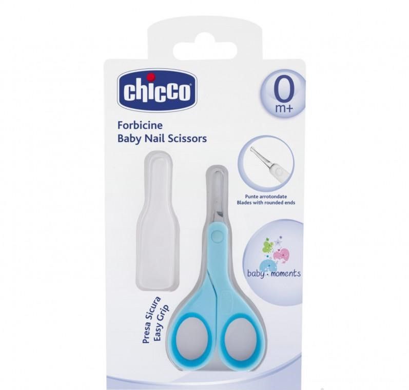 Chicco - baby scissors light blue 1136