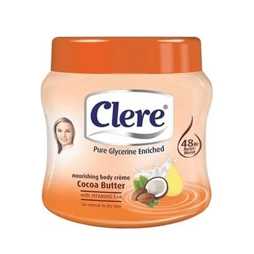 Clere cocoa butter 500ml lotion