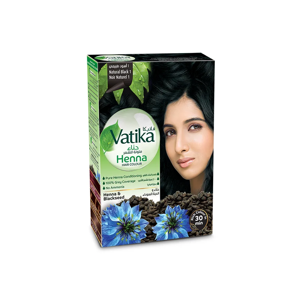Vatika henna hair colour no.1 10gm
