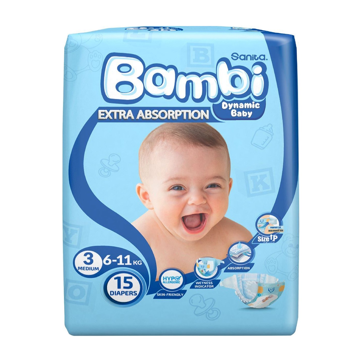Bambi medium regular 15*6