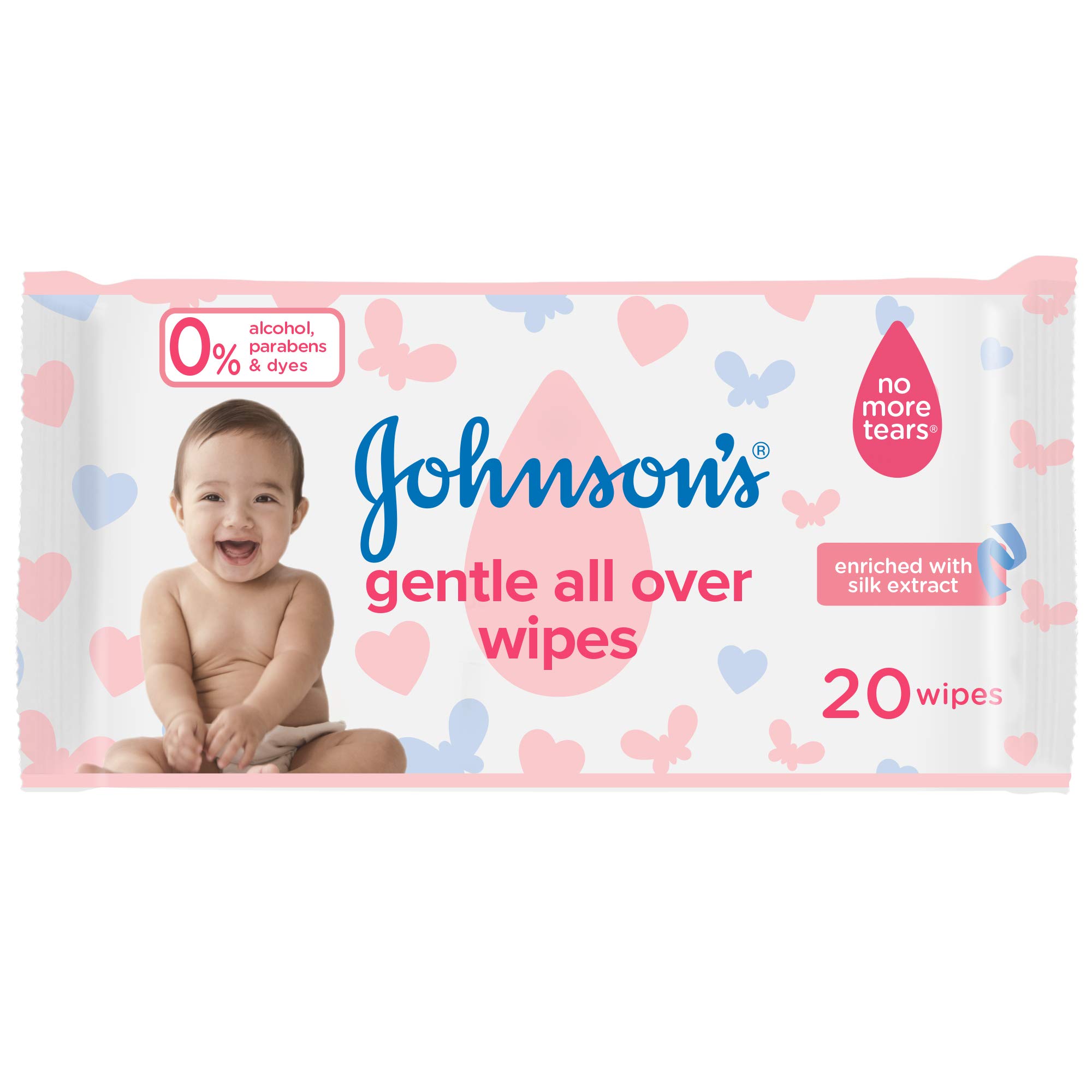 Johnson gentle all over wipes 20pcs 31353