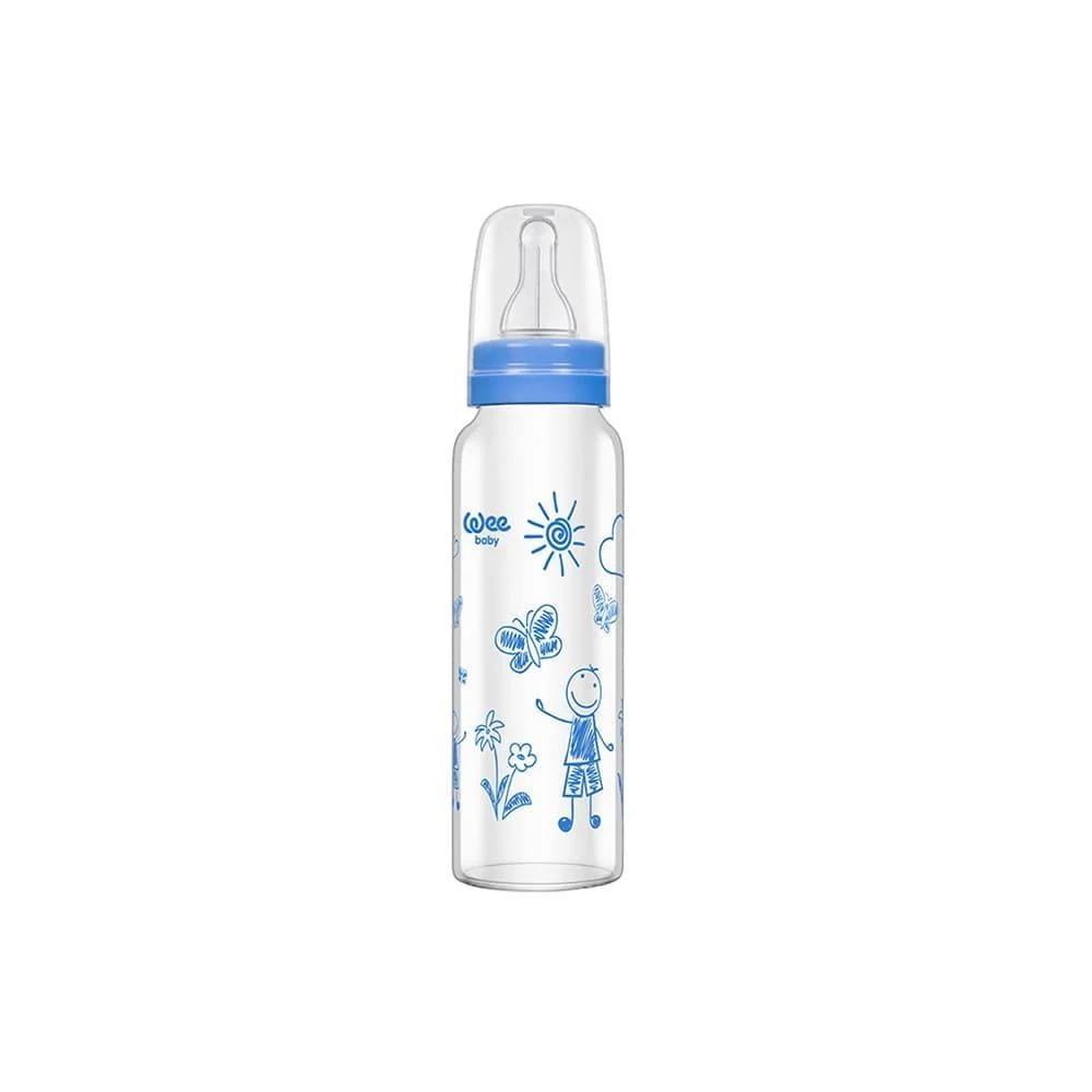 Wee Baby heat resistant glass bottle 180ml 771
