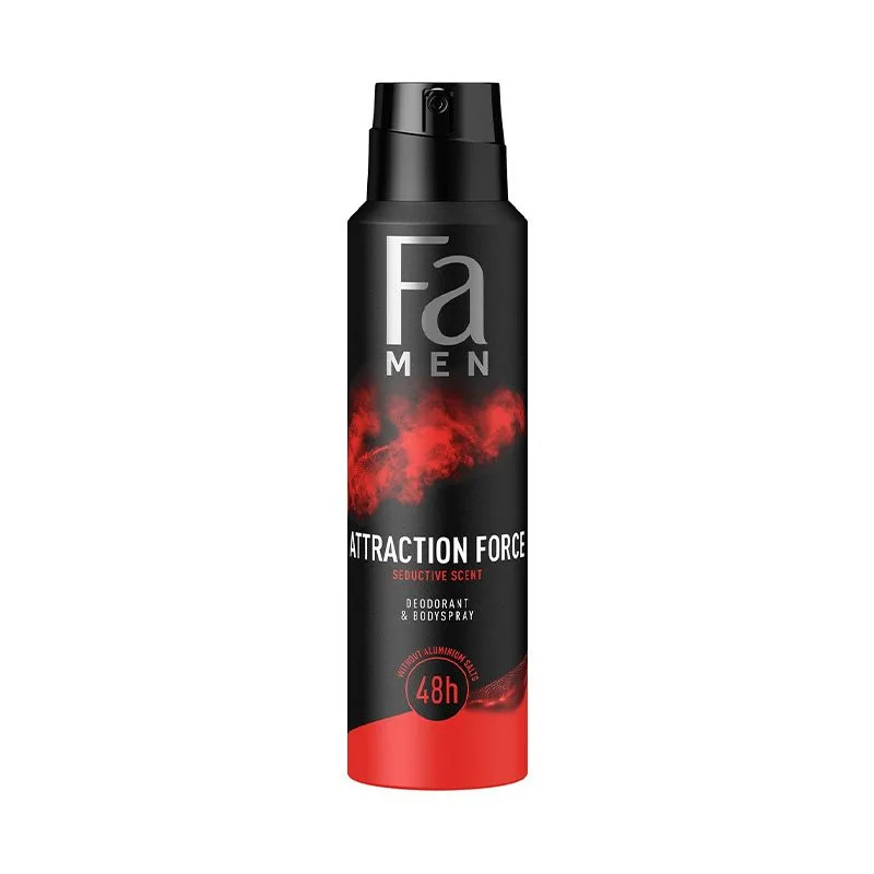 Fa deo spray men attraction force 150ml