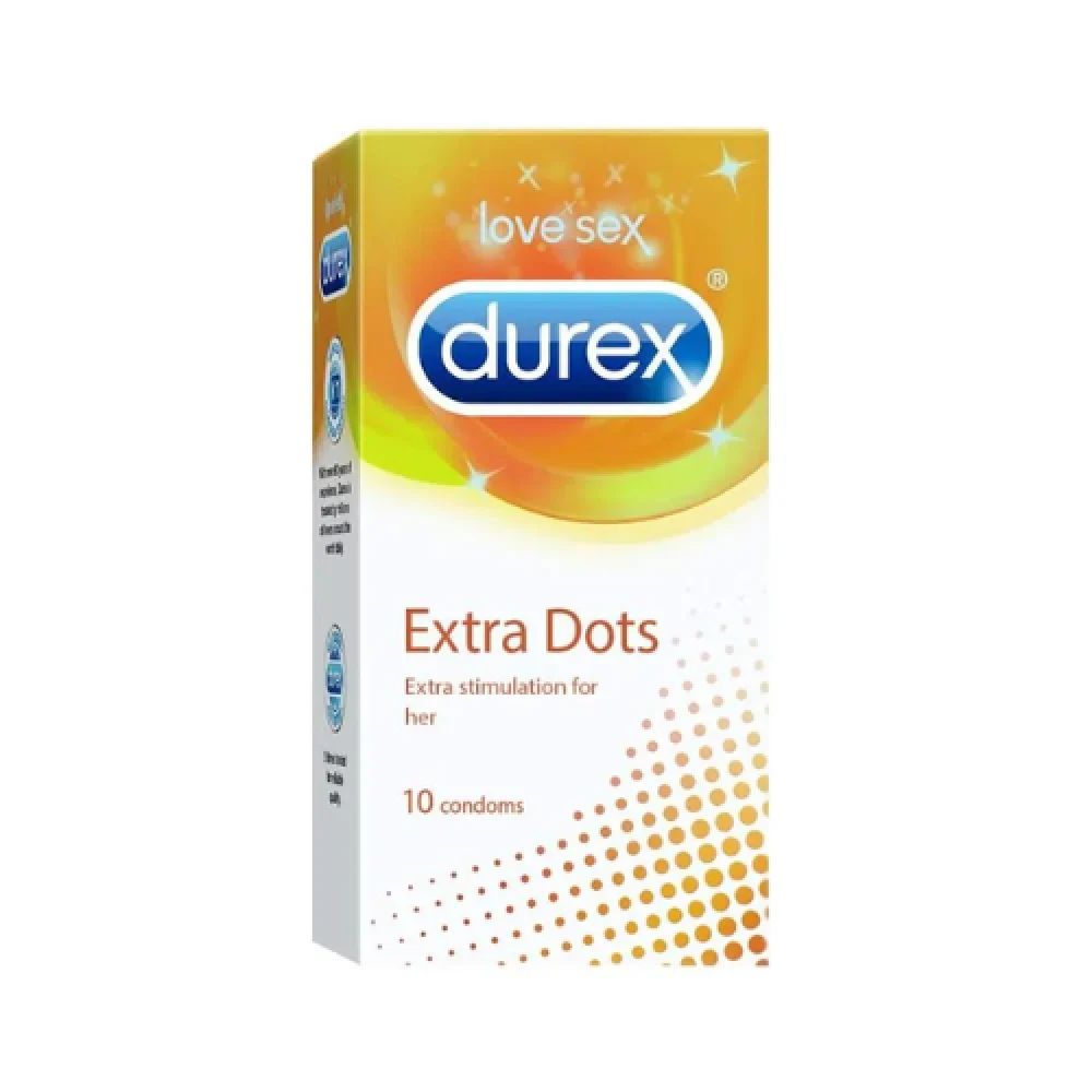 Durex condoms love sex extra dots 10pcs