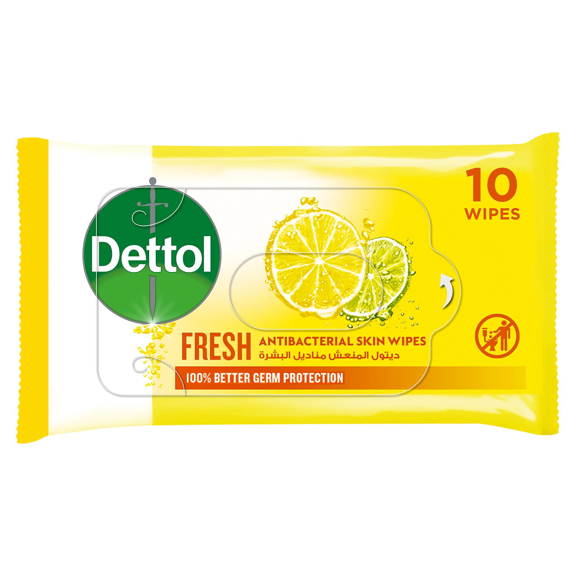 Dettol wipes fresh 10wipes