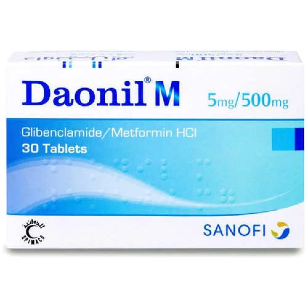 Daonil M 5/500mg tab