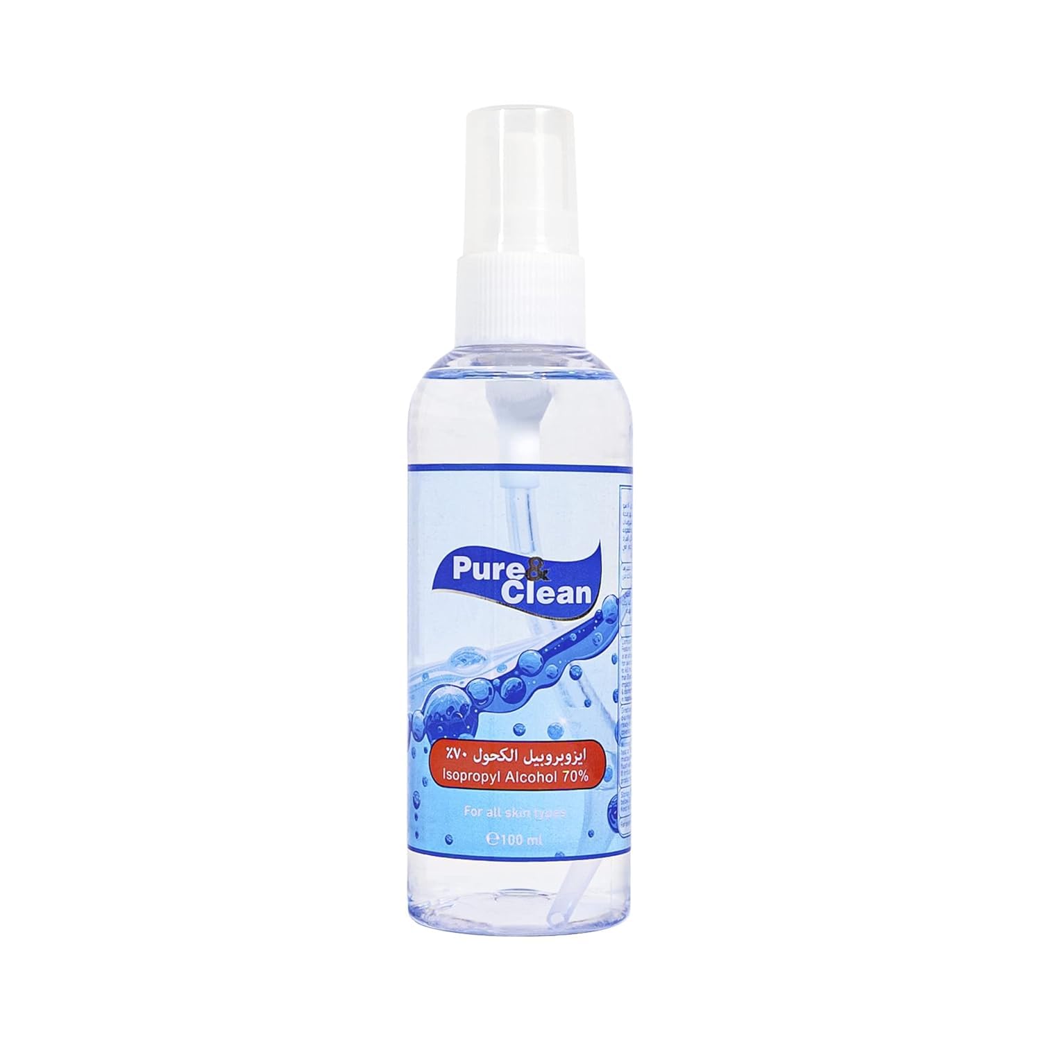 Pure & clean alcohol 70% spray 100ml