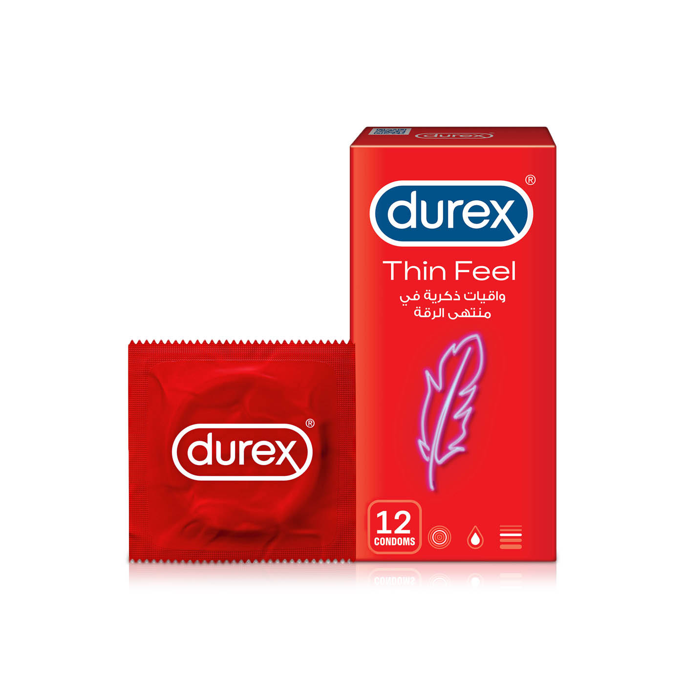 Durex condoms feel ultra thin 12pcs