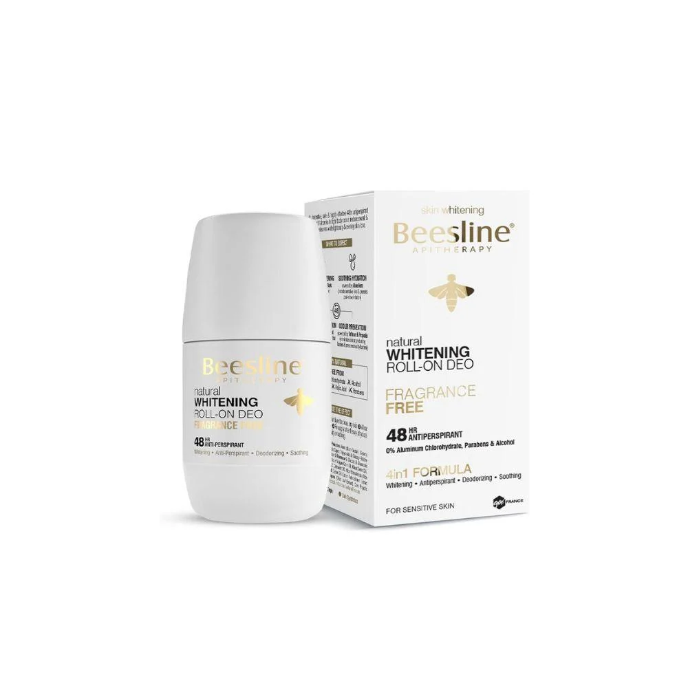 Beesline whitening roll on deo fragrance free 50ml