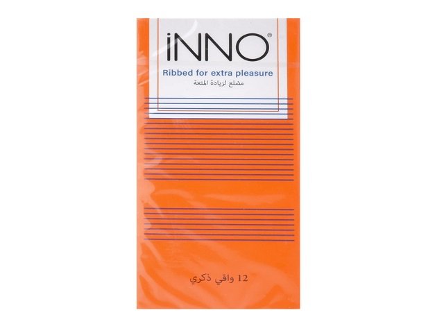 Inno condoms ribbed 12pcs