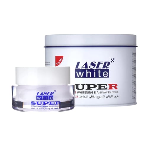 Laser white super whitening & anti w cream 50gm