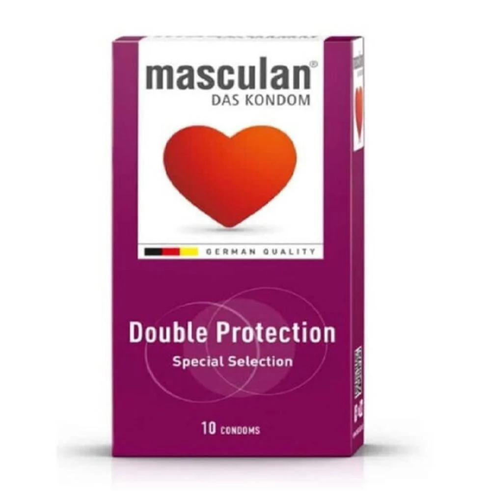 Masculan condoms double protection 10pcs