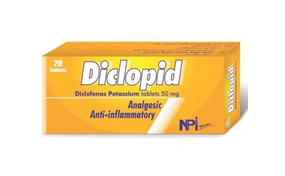 Diclopid 50mg 20tab