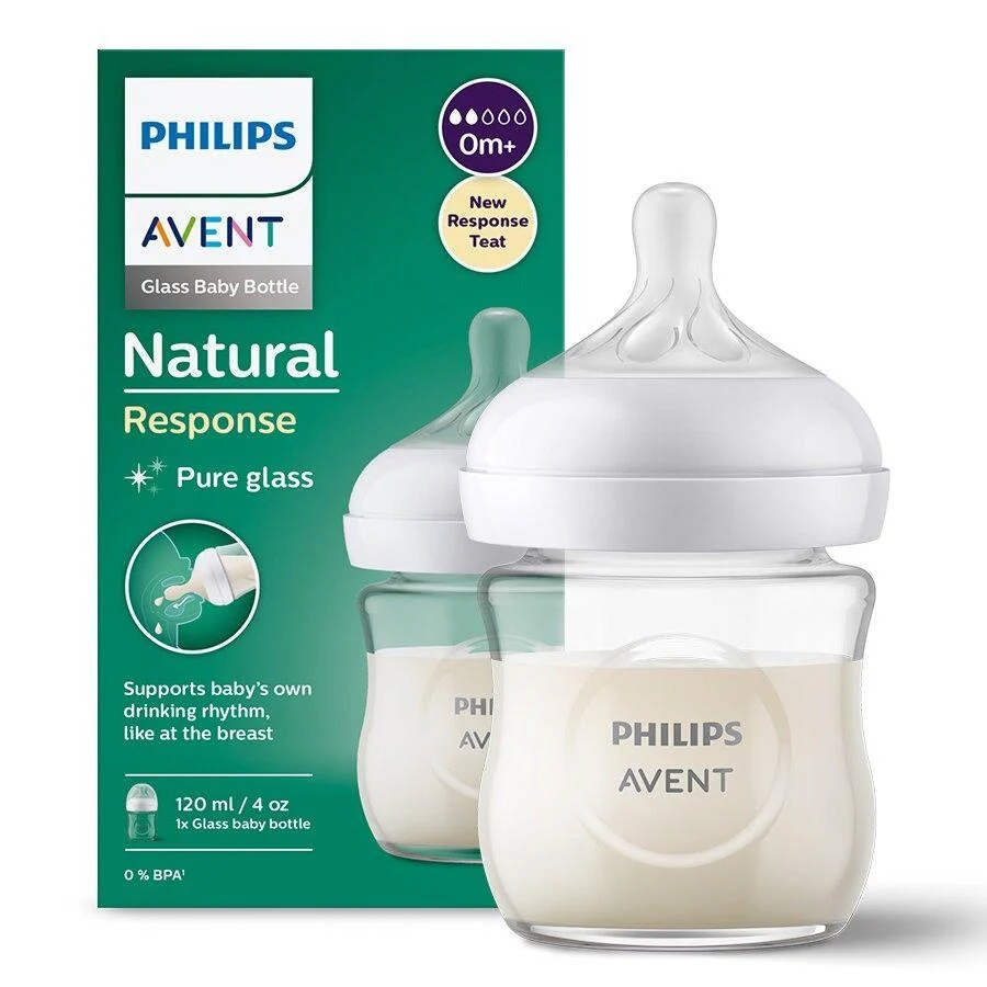 Philips Avent natural 2.0 bottle glass 120ml 051/17