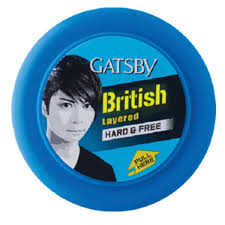 Gatsby styling wax british hard free blue 75gm