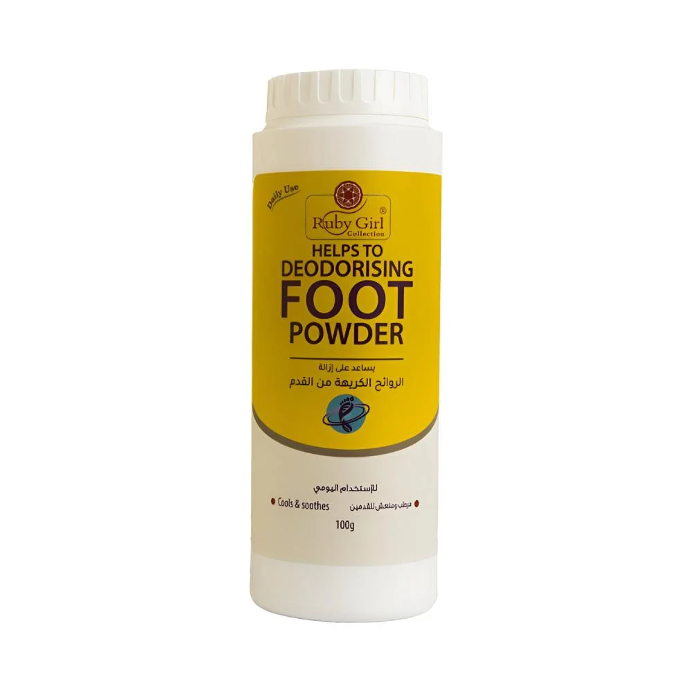 Ruby girl foot powder helps to deodorising 100g