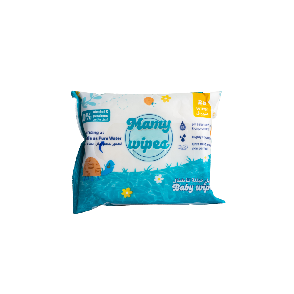 Mamy baby wipes 25pcs