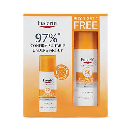 Eucerin sunprotection 50spf 1+1free