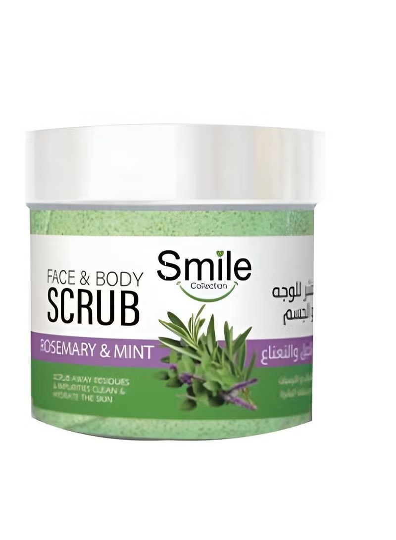 Smile face & body scrub rosemary & mint 300ml