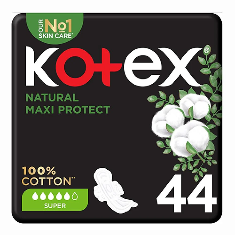 Kotex natural maxi protect super 44*4 2020