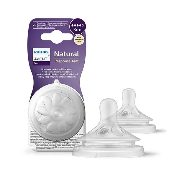 Philips avent natural 3 teats 3m *2 964/02