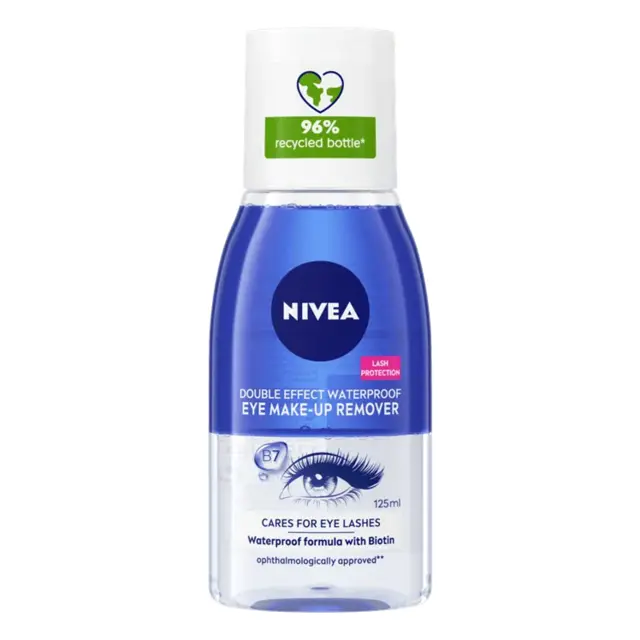 Nivea double eff eye make up remov 125ml 80047