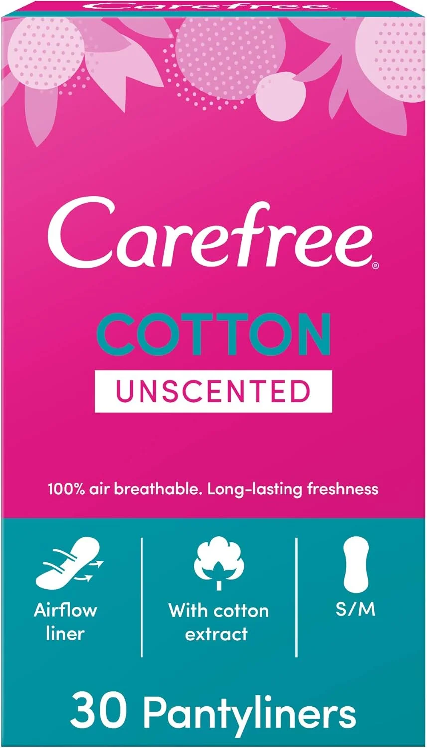 Care Free cotton liner feel normal unscented 30s