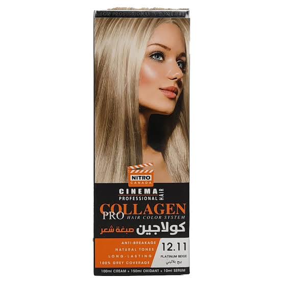 Collagen pro hair color system 12.11 platinum beige