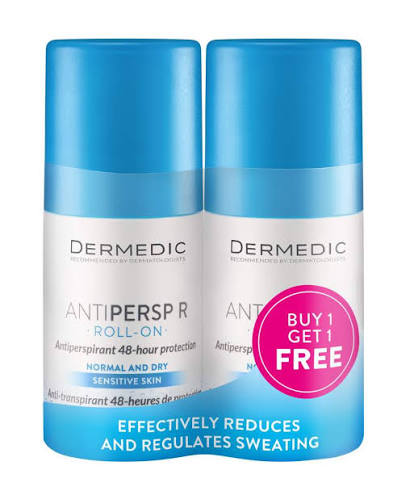 Dermedic antipersp r roll on 60ml 1+1free