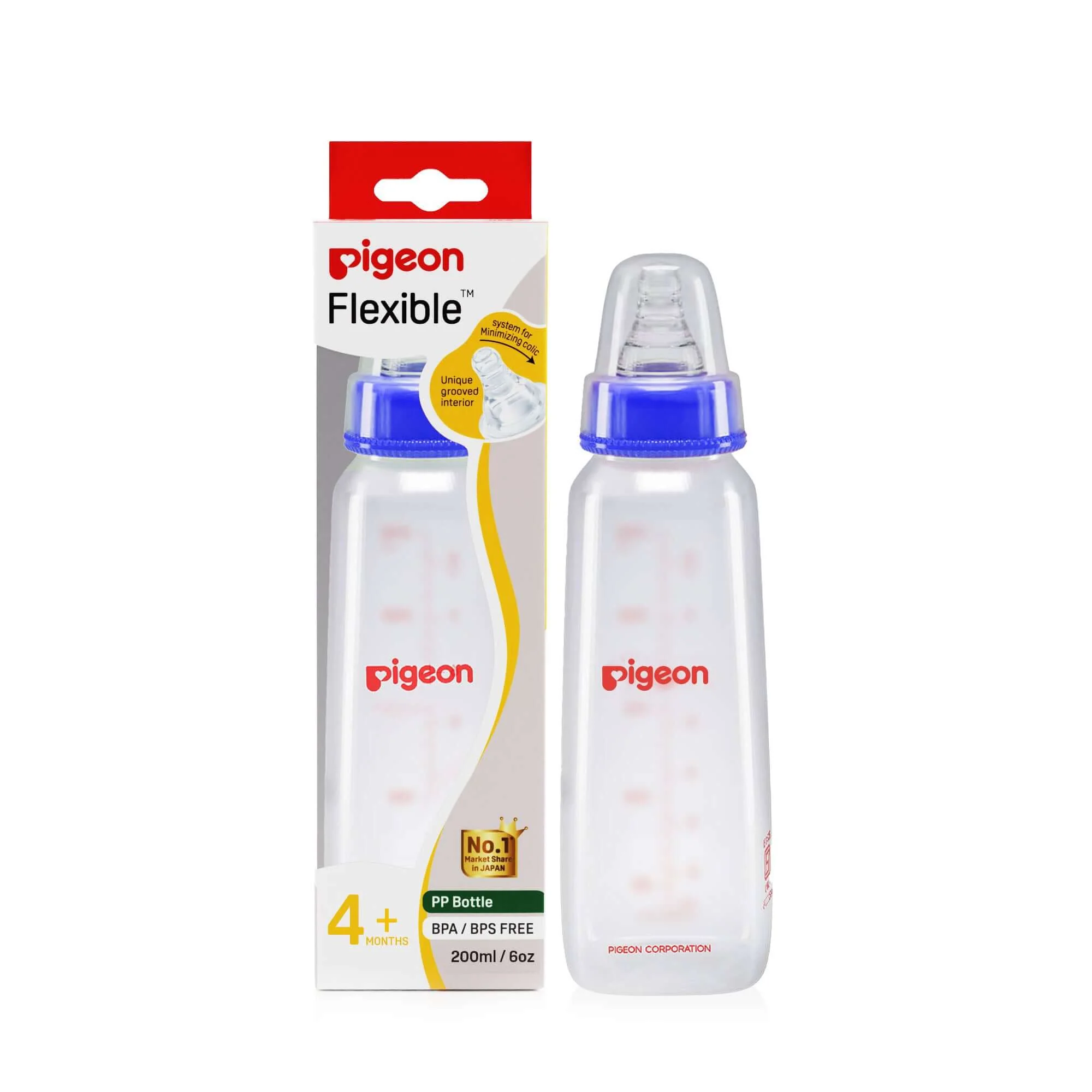 Pigeon kpp bottle clear 200ml-450