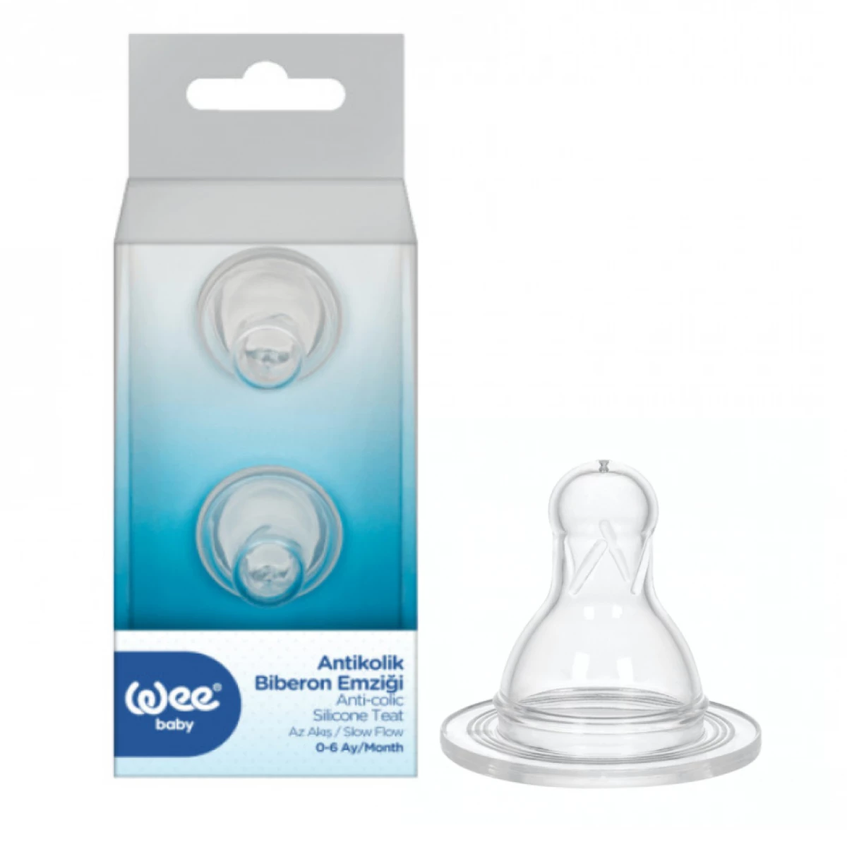 Wee Baby silicone teat anti colic spare no1 298