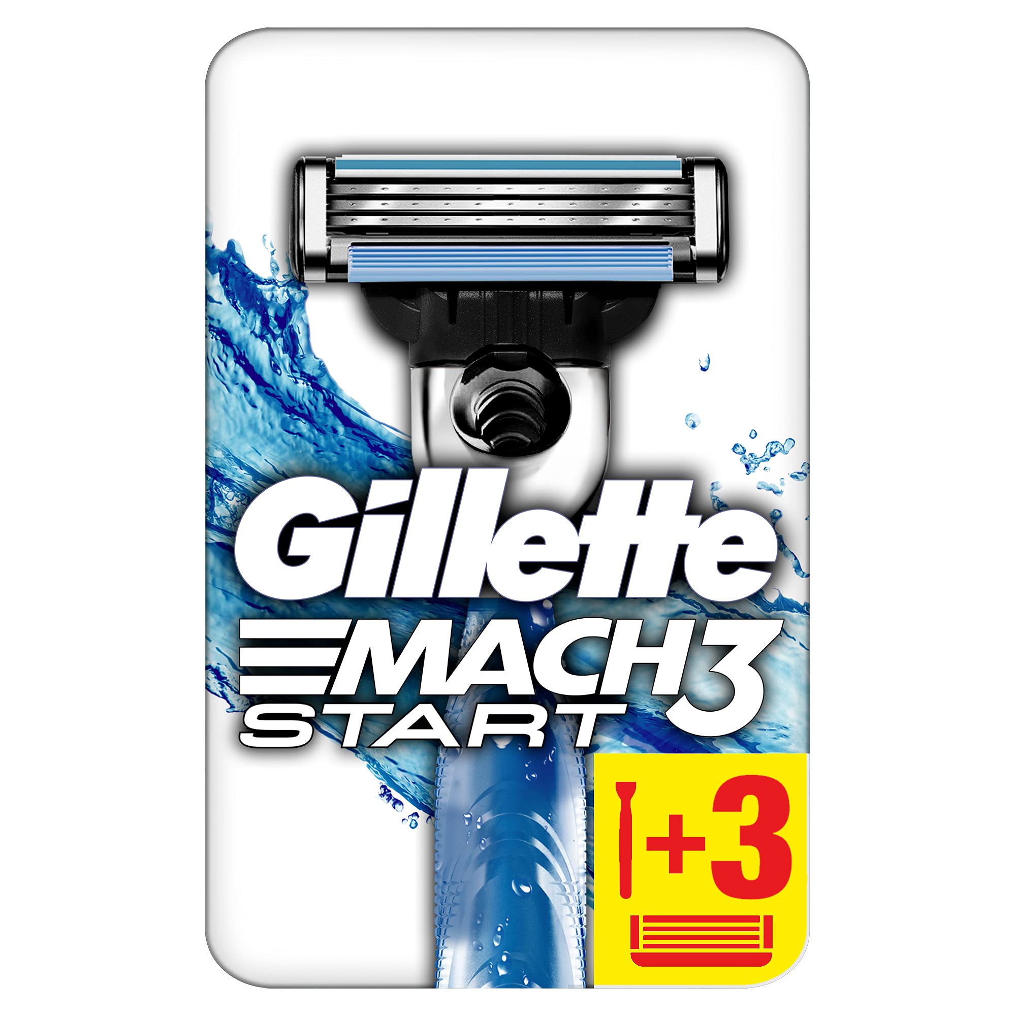 Gillette mach 3 start 1+3 aqua grip 32820