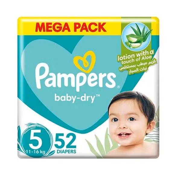 Pampers mega pack no.5 3*52