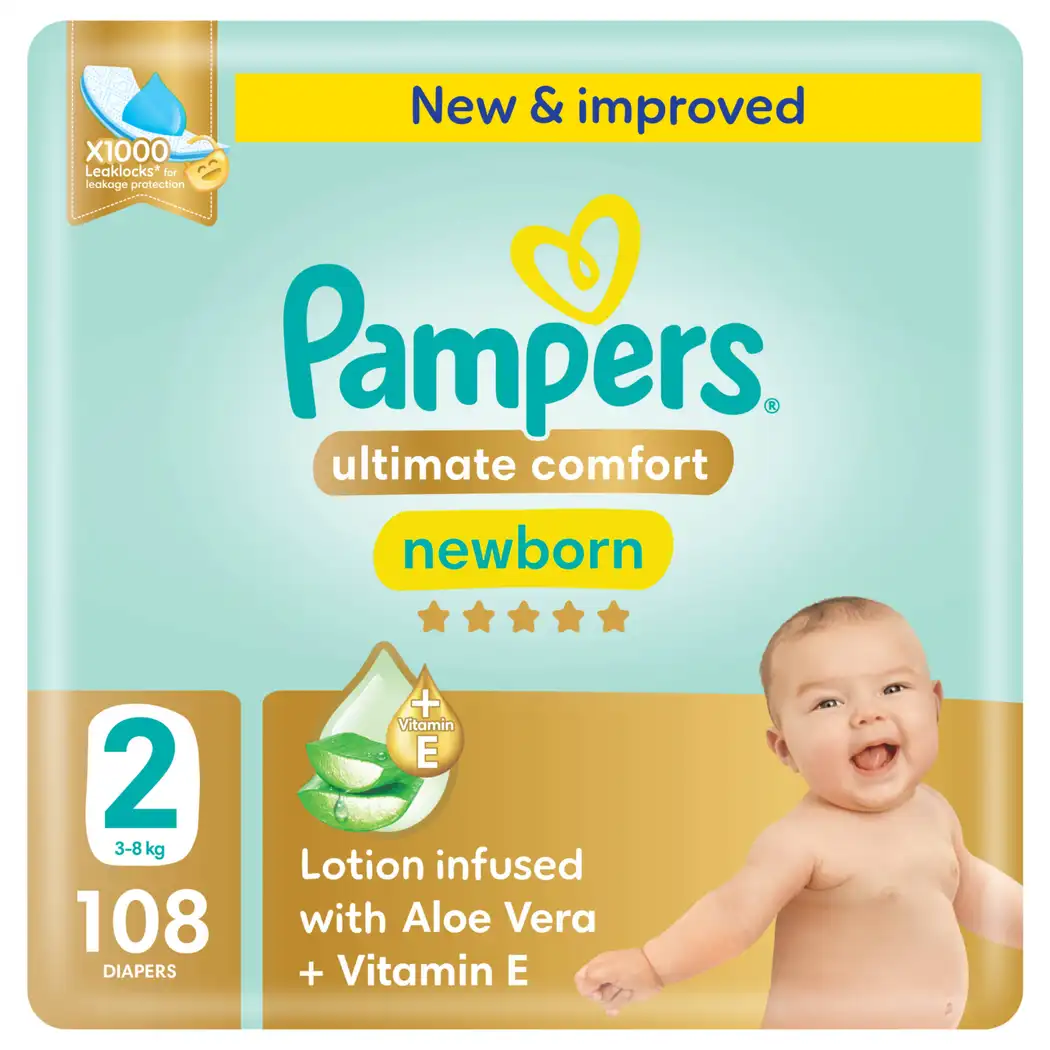 Pampers premium care mega pack no.2 2*108