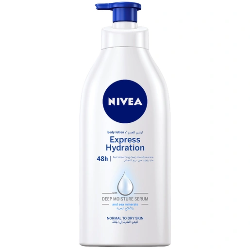 Nivea body lotion express hydration 625ml 80012