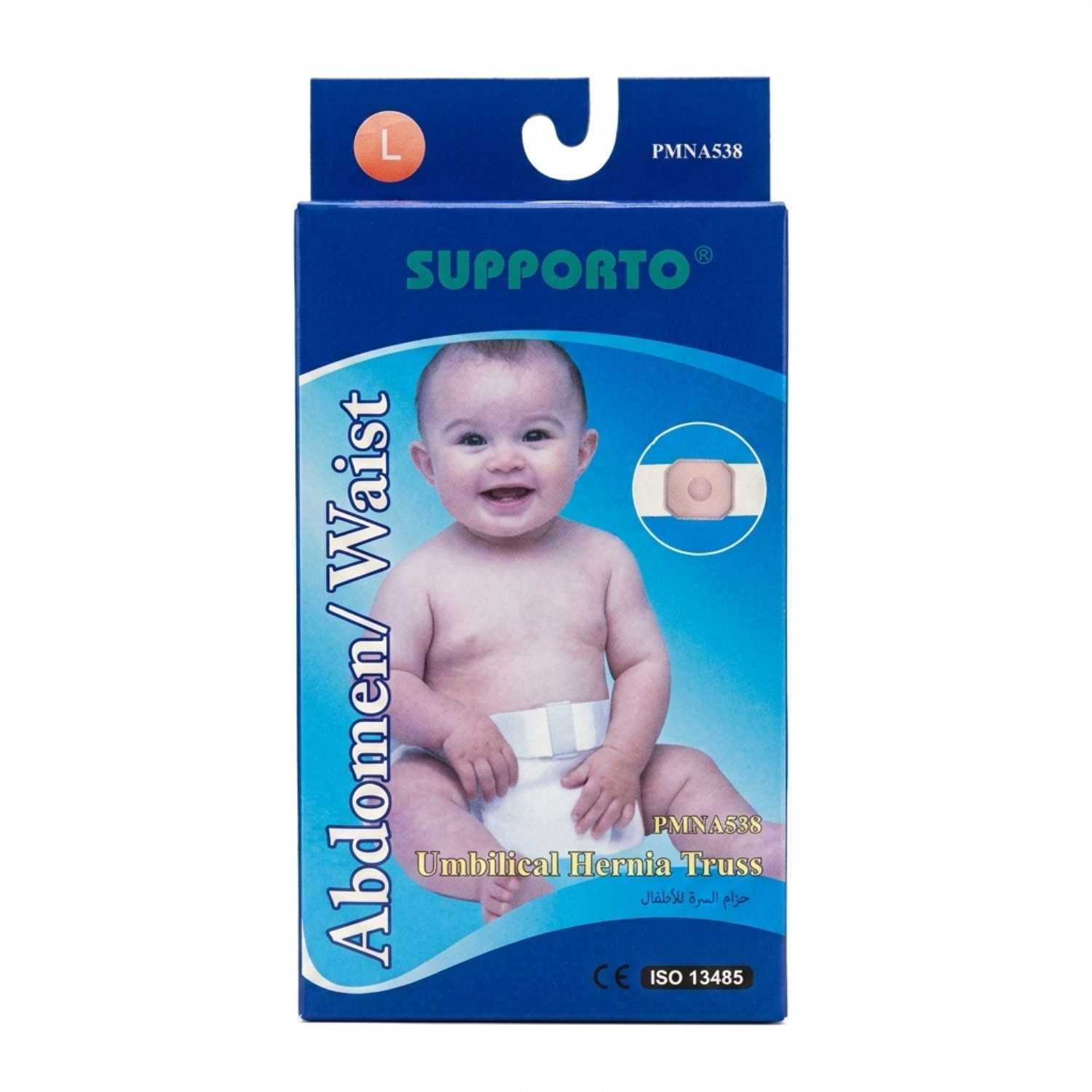 Supporto umbilical hernia truss L
