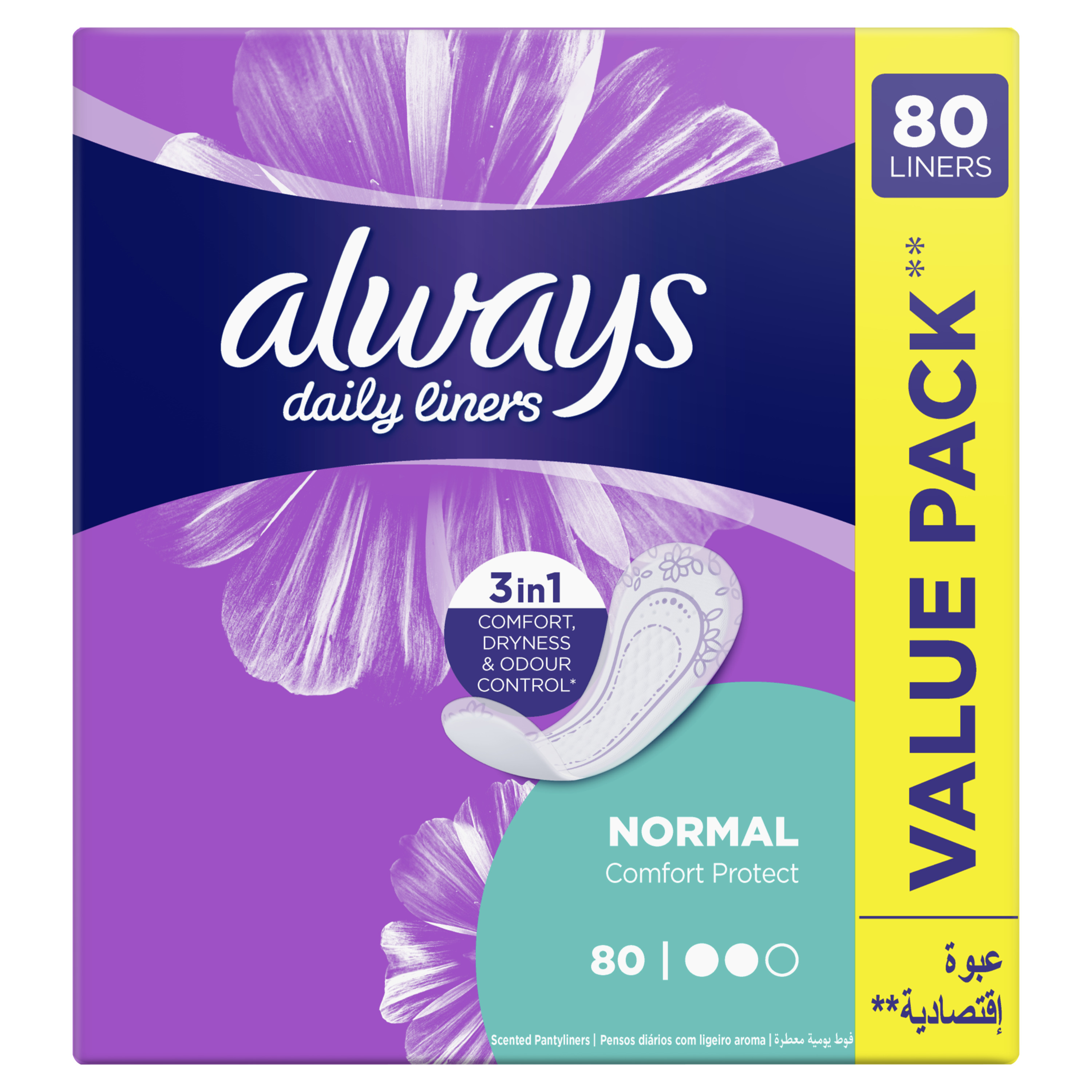 Always liner normal fresh value 4*80