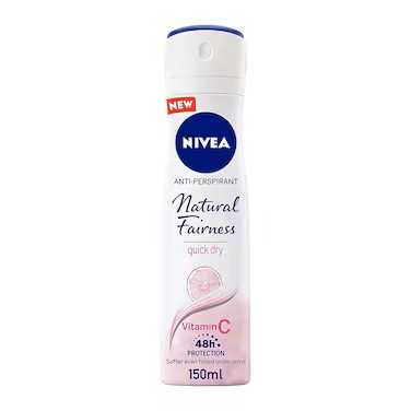 Nivea spray natural fairness women 150ml 80069