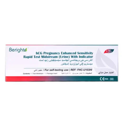 Beright midstream pregnancy test