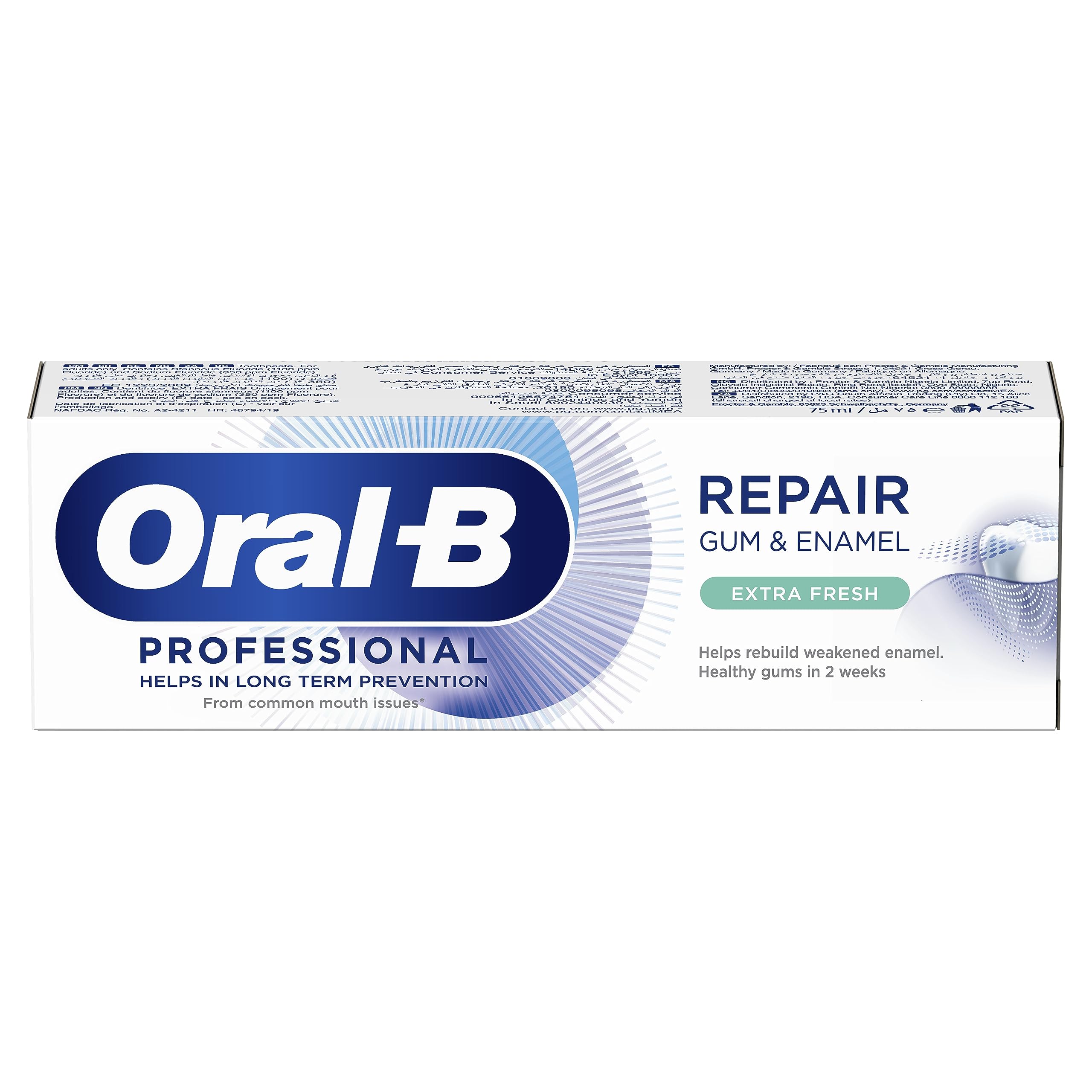 Oral B tp gum & enamel extra fresh 75ml 78017