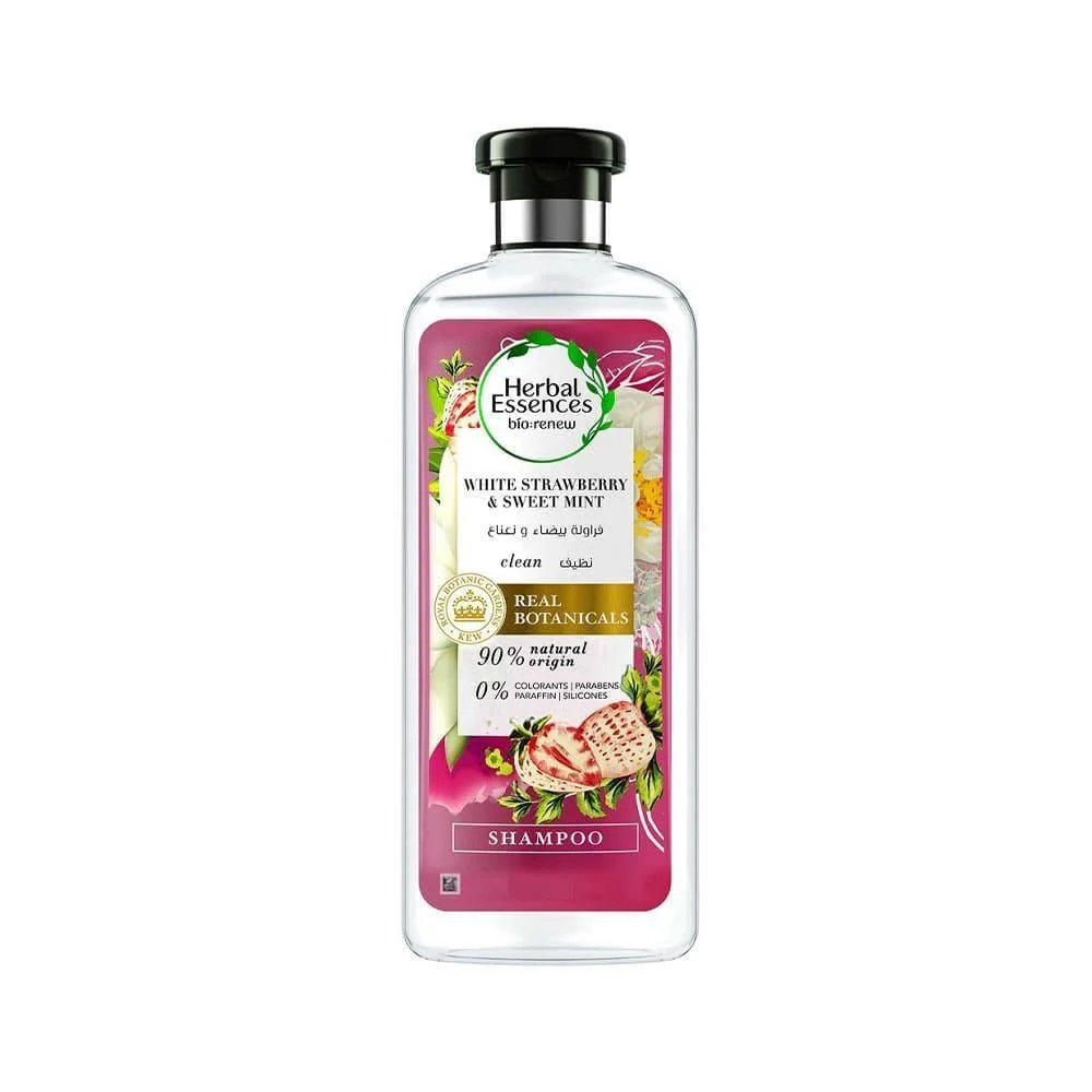 Herbal shampoo white strawberry & mint 400ml