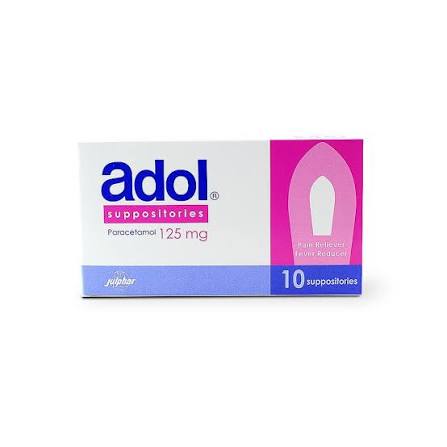 Adol 125 mg supp