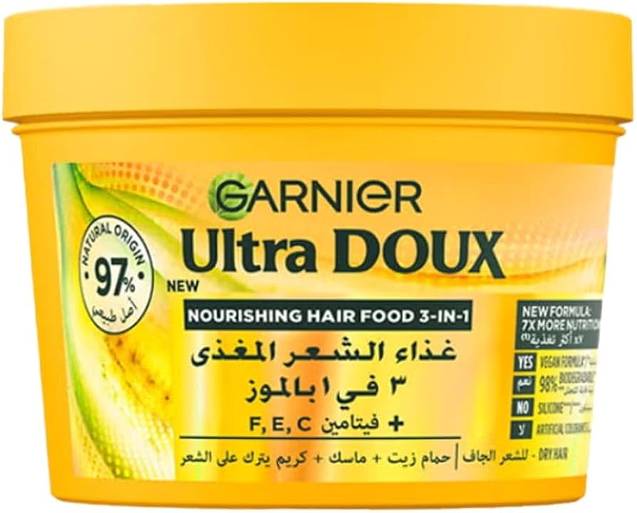 Garnier ultra doux hair food dry banana 390ml
