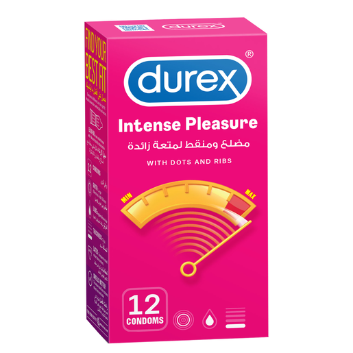 Durex condoms intense pleasure 12pcs
