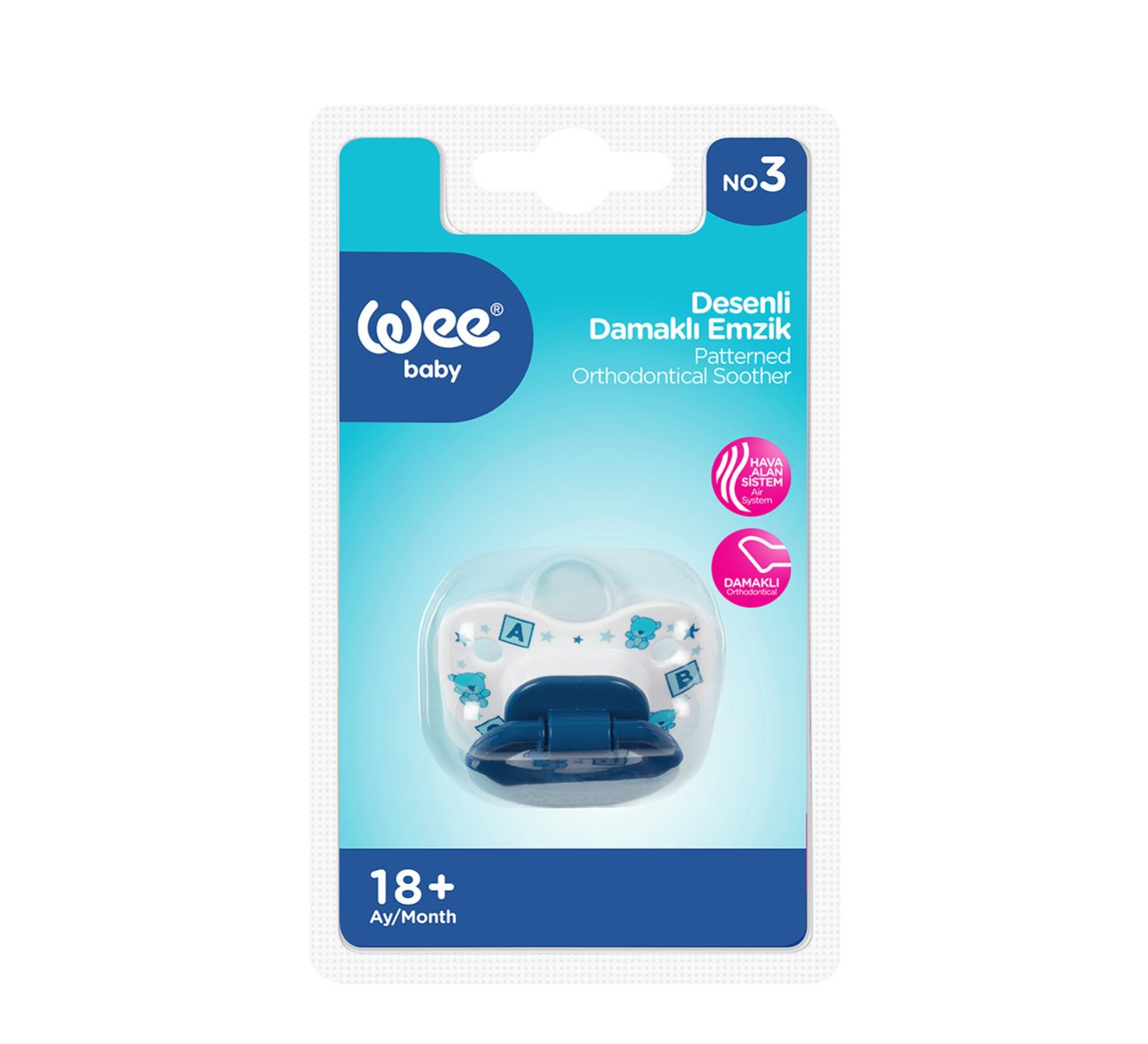 Wee Baby trans ortho soother no3 838