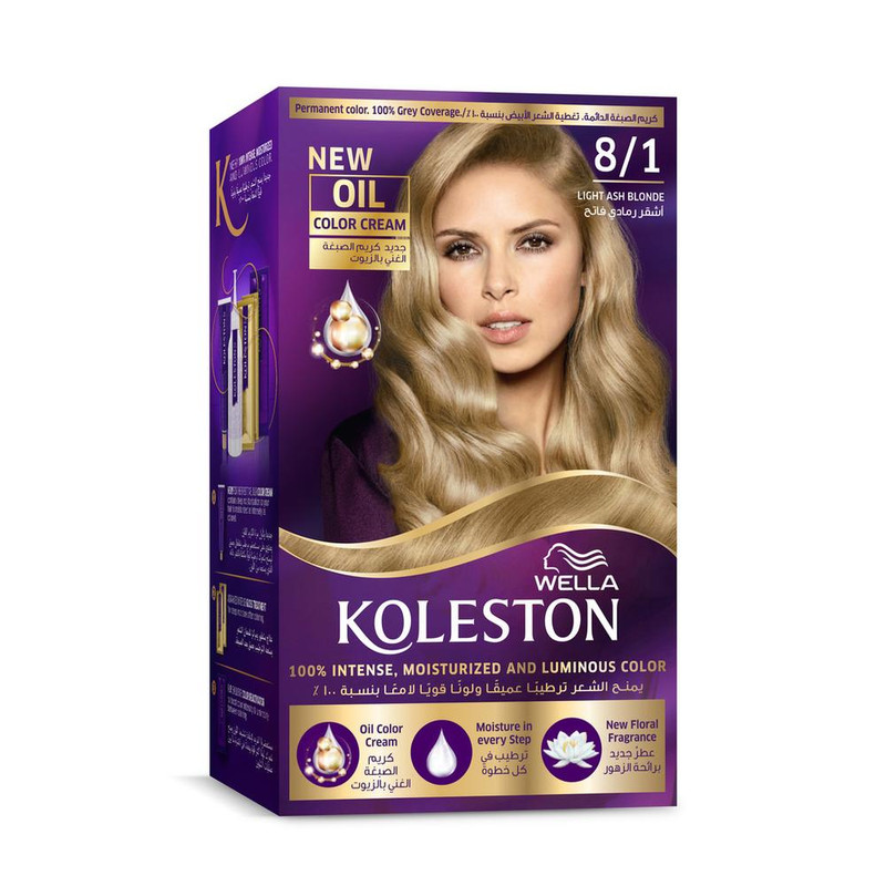 Koleston kit 8/1 light ash blond