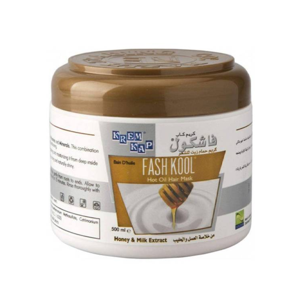 Fash kool oil hair mask honey milk protein 500ml